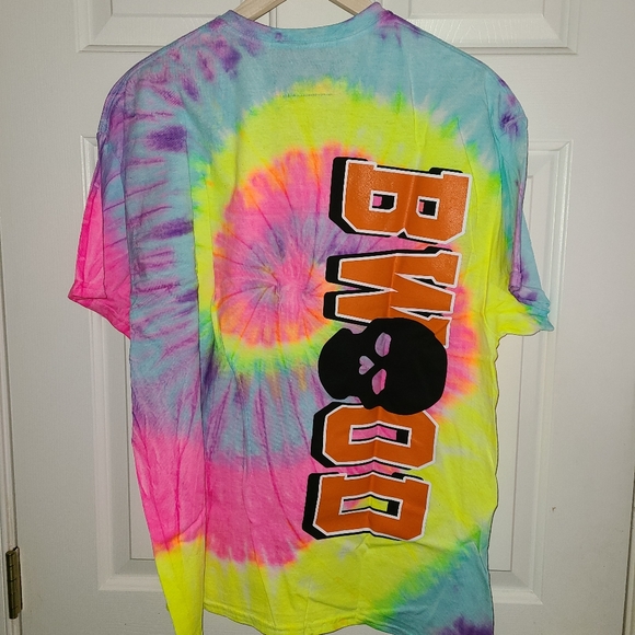 BWOOD NYC TIE DYE TSHIRT BRIAN WOOD SHIRT XL GHOST POP - Picture 4 of 5